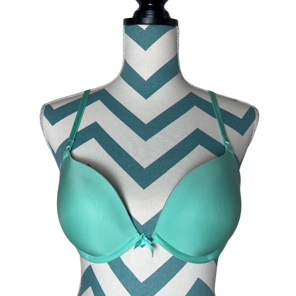 Victoria's Secret Turquoise (Green and Blue) Full-Coverage Bra
